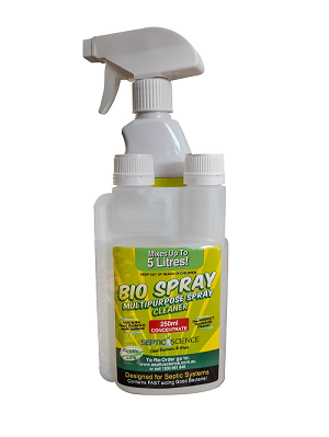 BIO SPRAY ALL PURPOSE CLEANER CONCENTRATE 250ML WITH BOTTLE