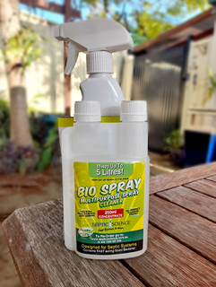 BIO SPRAY ALL PURPOSE CLEANER CONCENTRATE 250ML WITH BOTTLE