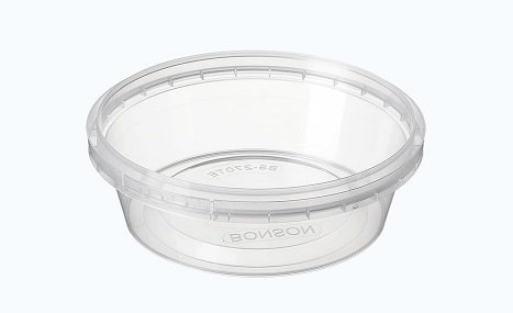 TAMPER CONTAINER ROUND 270ml BONSON 25PK 10PKS/CTN (118L)