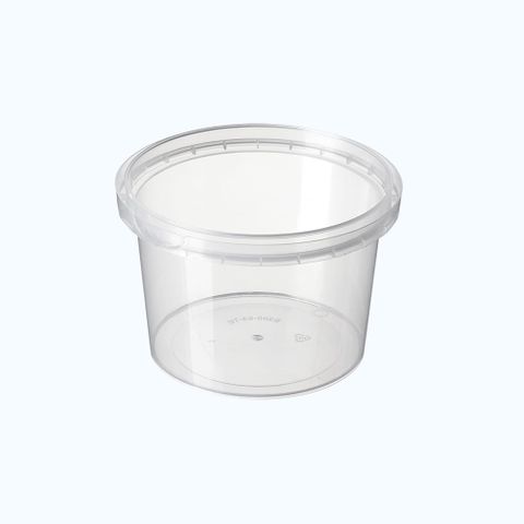 TAMPER CONTAINER ROUND 300ml BONSON 20/PK 20PK/CTN (93L)
