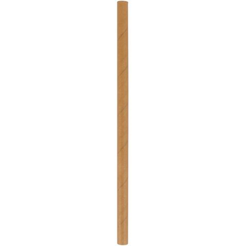 PAPER STRAW COCKTAIL KRAFT 6mm 250/PK 10PKS/CTN