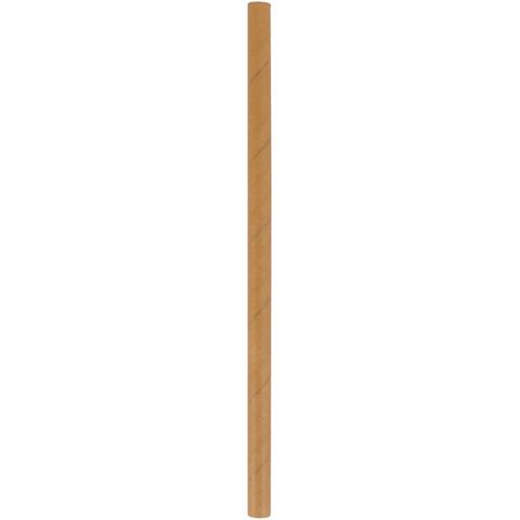 PAPER STRAW COCKTAIL KRAFT 6mm 250/PK 10PKS/CTN