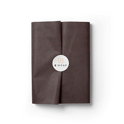 TISSUE PAPER CHOC BROWN BP17 500mm x 750mm 480/REAM