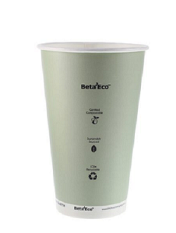 16oz BETA ECO PAPER COLD CUP 50/PAK 20PAK/CTN