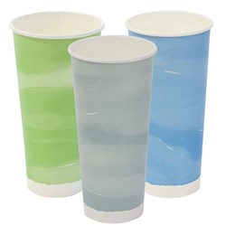 24oz WATER COLOUR  COLD CUP 25PK 20PAK/CTN