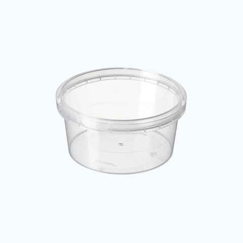 TAMPER CONTAINER ROUND 230ml BONSON 20/PK 20PKS/CTN (93L)