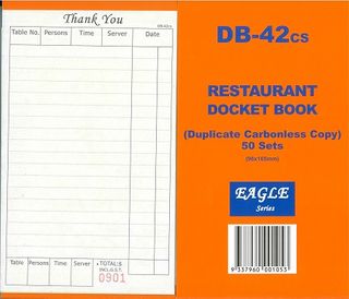 DB-42CS RESTAURANT CARBONLESS (Duplicate) 50 sheet 1/only