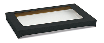CATER TRAY LIDBLACK SMALL 280x180x30mm 10PK 10PKS/CTN