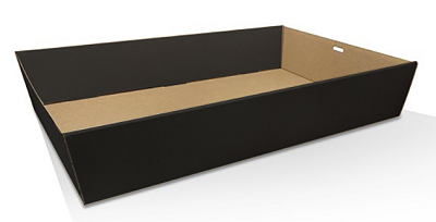 CATER TRAYBLACKMED/PLUS 450x310x80mm 1/TRAY 50/CTN