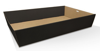 CATER TRAYBLACKMED/PLUS 450x310x80mm 1/TRAY 50/CTN