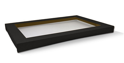 CATER TRAY LIDBLACK  MED/PLUS 453x313x30mm 10PK 10PKS/CTN