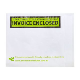 INVOICE ENCLOSED ENVELOPE PAPER 150x115 100/PAK 10/CTN