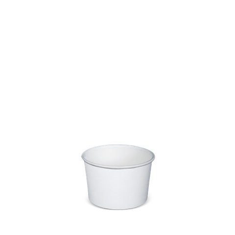 3oz  PAPER ICECREAM CUP WHITE 50PK 20PKS/CTN