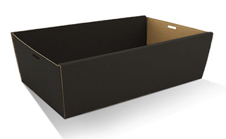 CATER TRAY BLACK MEDIUM 360x255x80mm 10PK 10PKS/CTN