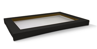 CATER TRAY LIDBLACK LARGE 583x275x30mm 10PK  10PKS/CTN