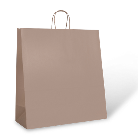 No28 RIO XL KRAFT BAG HANDLE ~ 480x450x180 25PK  5PKS/CTN