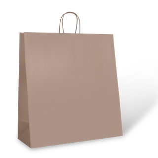No28 RIO XL KRAFT BAG HANDLE ~ 480x450x180 25PK  5PKS/CTN