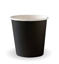 4oz BLACK SINGLE WALL CUP 50/PAK 40PAK/CTN