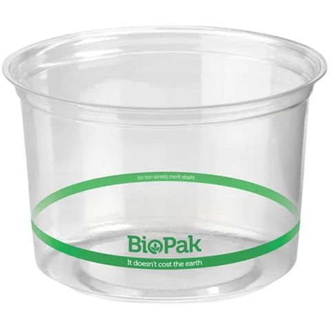 500ml PLA BIO CONTAINER P-500 50/PAK 10PAK/CTN