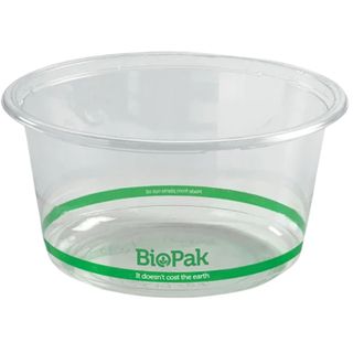 700ml PLA BIO CONTAINER P-700W 50/PAK12PAK/CTN