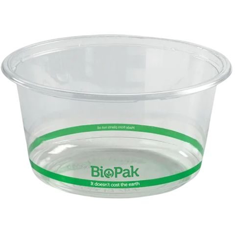 700ml PLA BIO CONTAINER P-700W 50/PAK12PAK/CTN