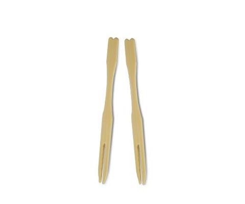 BAMBOO  COCKTAIL FORK 1000/PAK 12PAK/CTN