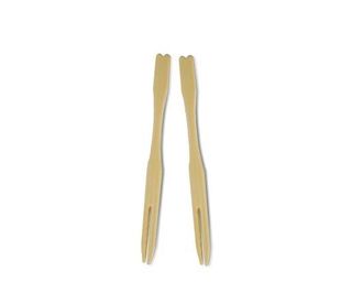 COCKTAIL FORK BAMBOO 1000PK    12PKS/CTN