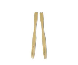 BAMBOO  COCKTAIL FORK 1000/PAK 12PAK/CTN