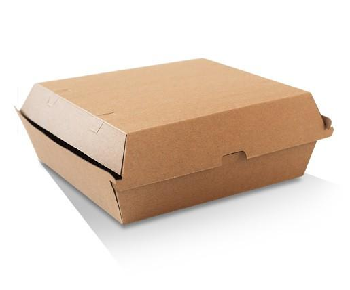 DINNER BOX BOARD BROWN 178x160x80 75/PAK 2PAK/CTN
