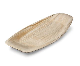 PALM PLATTER 410MM X 210MM 25PK     2PKS/CTN