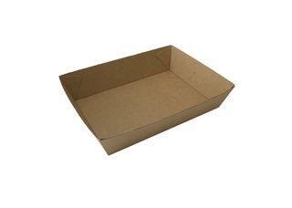 OPEN TRAY 3 KRAFT BOARD 180x134x45 125PK 2PKS/CTN