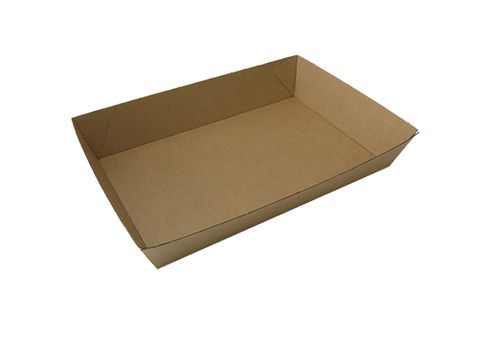 OPEN TRAY 4 KRAFT  BOARD 152x228x45 125/PK 2PKS/CTN