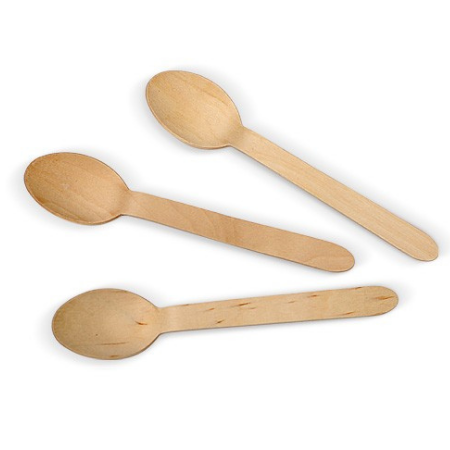WOODEN SPOONS COATED 100PK   20PKS/CTN