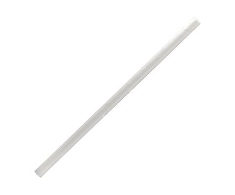 PAPER STRAWS REGULAR  WHITE 250/PK 10PKS/CTN