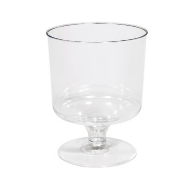 WINE GLASS 170ML CLEAR 10/PK 25PKS/CTN