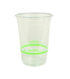 500ml BETA CLEAR PET CUP 16oz 50/PK   20PKS/CTN