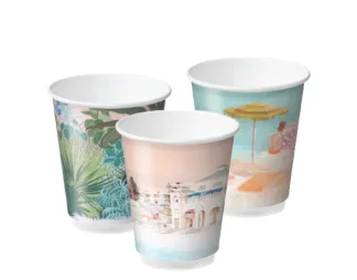 8oz CREATIVE  DOUBLE WALL CUP C/AWAY 25PK   20PKS/CTN