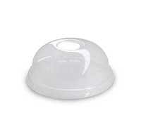 DOME LID 8-10ozCLEAR RPET 78mm 50/PAK 20PAKS/CTN