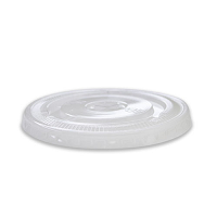 FLAT LID 12ozCLEAR PET 96MM 50/PAK 20PAKS/CTN