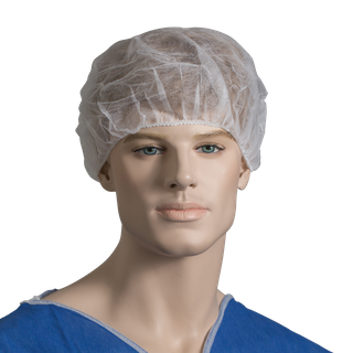 HAIR NET BOUFFANT   WHITE 100/PK 10PKS/CTN