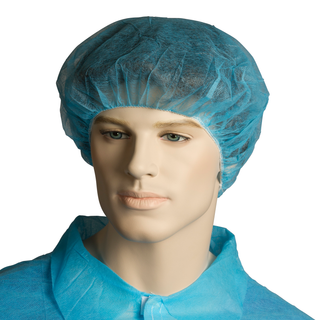 HAIR NET CRIMPED BLUE 100/PK  10PKS/CTN