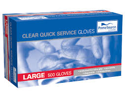 GLOVES QUICK SERVICE LARGE 500PK   5PKS/CTN