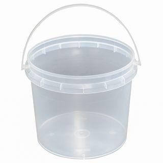 0.8lt PLASTIC PAIL NCI CLEAR 1/ONLY 144/CTN