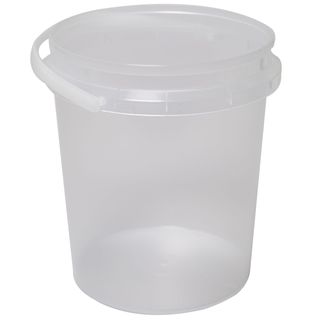 1.2llt PLASTICPAIL NATURAL MONPAK HANDLE  1/ONLY 144/CTN