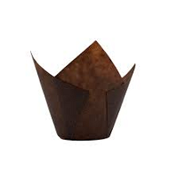 MUFFIN MOULD BROWN *DNR* DIA.110mm X BASE 35mm 150/PACK