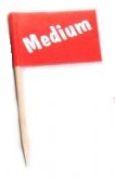 STEAK FLAG MEDIUM 500/PAK