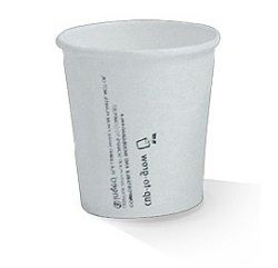 4oz WHITE PLA SINGLE WALL CUP (62mm) PPC4S 50PK  20PKS/CTN