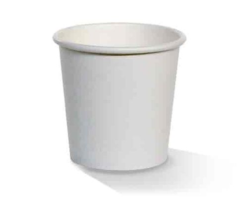 4oz WHITE PLA SINGLE WALL CUP (62mm) PPC4S 50PK  20PKS/CTN