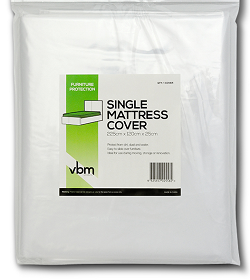 SINGLE  SIZE MATTRESS  COVER 2250x1200x250cm 40um  1/ONL