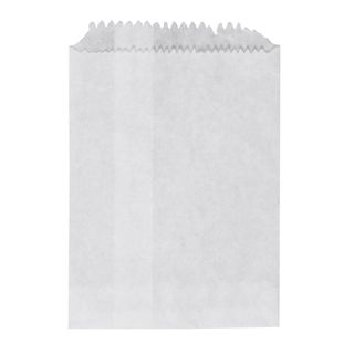 1/4F FLAT WHITEPAPER BAG 125x100mm 1000/PK